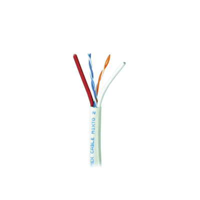 Retazo de 5 Metros. 2 pares UTP5+1 par para alimentación calibre 16.