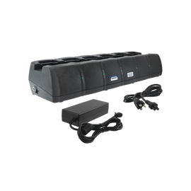 Cargador rápido de 6 cavidades de escritorio para radio ICOM ICM25