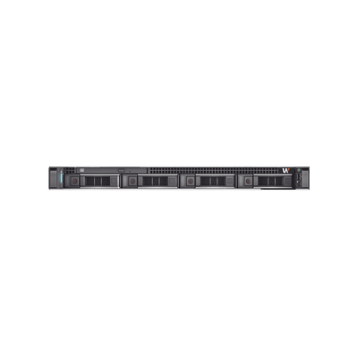 NVR Wisenet WAVE basada en Windows / Montable en Rack 1U / Incluye licencia WAVE-PRO-04 / 470 Mbps throughput / Incluye 8 TB para almacenamiento