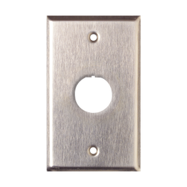 Placa de Pared Reforzada, de Acero Inoxidable, Para Uso Industrial, de 1 Puerto