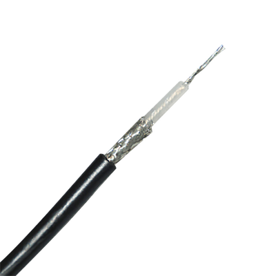 Retazo de 35 Metros de Cable RG58AU con blindaje de malla de cobre estañada 95%, aislante de polietileno.