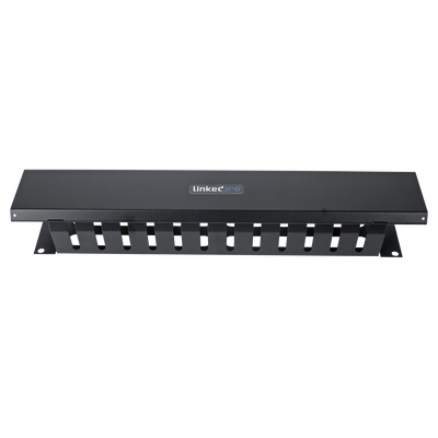 Organizador de Cables Horizontal de 2U para Rack de 19