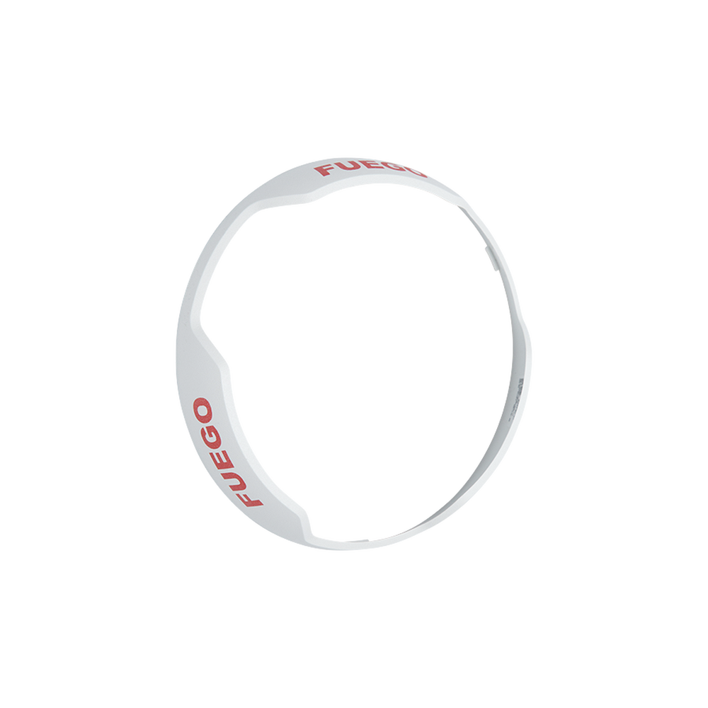Bisel para Bocinas y Bocinas-Estrobos de Montaje en Techo / Color Blanco / Texto en Español / Paquete con 5 Piezas