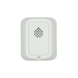 Sirena para Montaje en Pared, 12 a 24 Vcd, Color Blanco, Nuevo Diseño Moderno y Elegante y Menor Consumo de Corriente