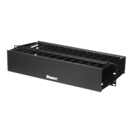 Organizador de Cables Horizontal PatchLink, Doble (Frontal y Posterior), Para Rack de 19in, 2UR