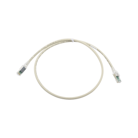 Patch Cord Z-MAX Cat6A S/FTP, CM/LS0H, 3ft, Color Gris, Versión Bulk (Sin Empaque Individual)
