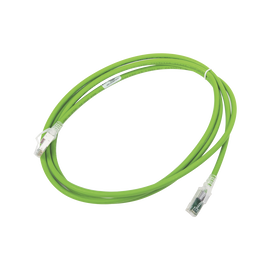 Patch Cord Z-MAX Cat6A S/FTP, CM/LS0H, 7ft, Color Verde, Versión Bulk (Sin Empaque Individual)