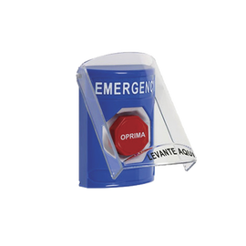 Botón Multipropósito, Emergencia, Reset Con Llave, Bocina Integrada, Español, Tapa De Policarbonato, 2 Relevadores forma C, Interior