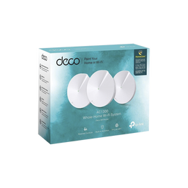 KIT de sistema Router inalámbrico Deco M5 mesh para Hogar / Doble banda AC 1300 / 2 puerto Gigabit / 4 antenas internas / Seguridad de HomeCare gratuito por 3 años