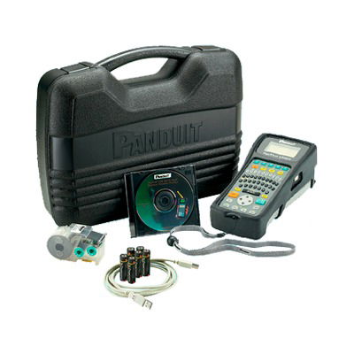 Kit de Impresora Etiquetadora, Para Identificación de Cables, Componentes y Equipos de Seguridad, Con Teclado Qwerty, de Transferencia Térmica, con Adaptador AC Kit de Impresora Etiquetadora, Para Identificación de Cables, Componentes y Equipos de Seguridad, Con Teclado Qwerty, de Transferencia Térmica, con Adaptador AC