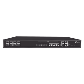 OLT de 8 puertos GPON, hasta 1024 ONUs, 4 puertos combo (RJ45 + SFP) Gigabit + 2 puertos SFP+ 10GbE, 2 fuentes AC (incluidas)
