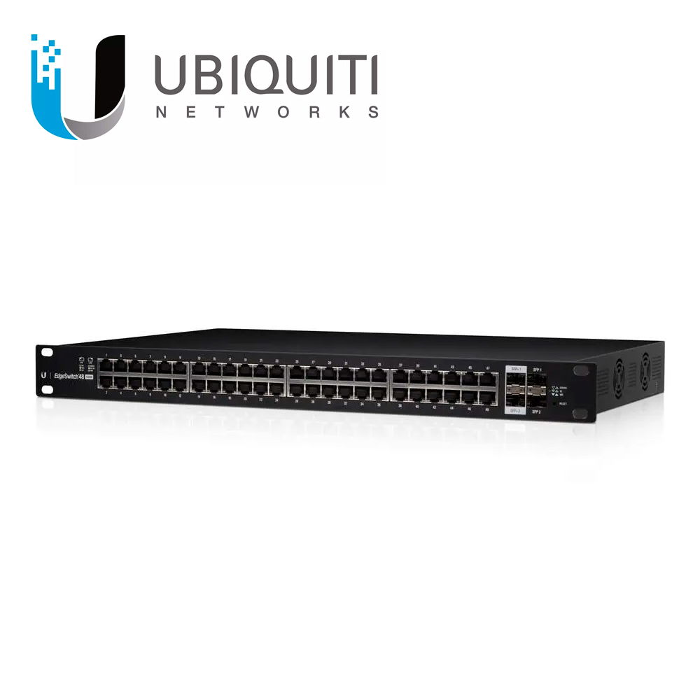Switch EdgeMAX administrable de 48 puertos Gigabit + 2 Puertos SFP Gigabit + 2 Puertos SFP+ 10 Gb