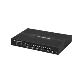 EdgeRouter 6 PoE pasivo 24 V, con 5 puertos 10/100/1000 Mbps + 1 puerto SFP, con funciones avanzadas de ruteo