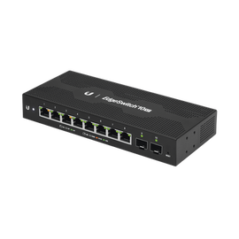 EdgeSwitch 10X Administrable de 8 Puertos Gigabit PoE Pasivo 24VDC + 2 Puertos SFP