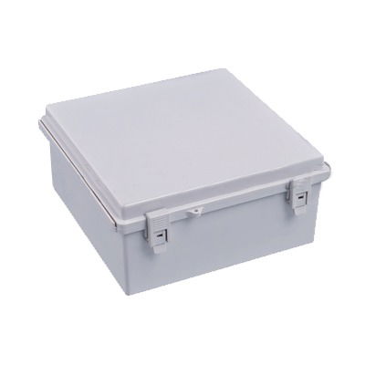 Gabinete Plástico para Exterior (IP65) de 285 x 285 x 155 mm Cierre por Broche. Gabinete Plástico para Exterior (IP65) de 285 x 285 x 155 mm Cierre por Broche.