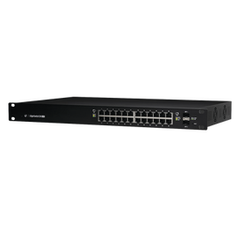 Switch EdgeMAX Administrable de 24 Puertos Gigabit con PoE+/PoE Pasivo 24V + 2 Puertos SFP, 500 W