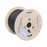 Carrete de 1 km de Fibra Óptica Aérea Mini Figura 8 G.657A2 tipo Drop, Monomodo de 1 Hilo, Color Negro