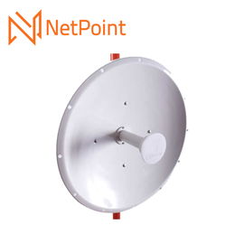Antena Direccional de 3 ft, 4.9-6.2 GHz, Ganancia 34 dBi con SLANT de 45 ° y 90°, Incluye Jumpers con conector N-Macho a RSMA, montaje incluido.