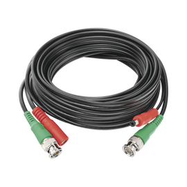 Cable coaxial ( BNC RG59 ) + Alimentación / SIAMÉS / 5 Metros / 100 % COBRE / Para Cámaras 4K  / Uso interior y exterior
