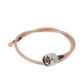Cable de 100 cm tipo RG-142/U con conectores N Macho y SMA Macho Inverso (Hasta 8 GHz). Cable de 100 cm tipo RG-142/U con conectores N Macho y SMA Macho Inverso (Hasta 8 GHz).