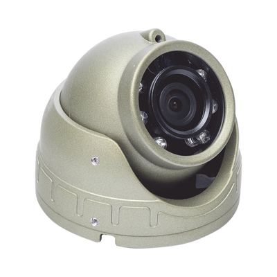 Cámara Mini Domo AHD 2 Megapixel / Lente 2.8 mm / 3 mts IR / Micrfono Integrado / Uso en Interior / Compatible con DVR´s Moviles epcom XMR / Conector Tipo Aviación