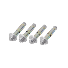 Kit de 4 Piezas de Taquete Tipo Barrenancla con Tornillo de 3/8