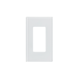 Tapa de cristal para apagador o atenuador, 1 espacio.
