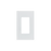 Tapa de cristal para apagador o atenuador, 1 espacio.