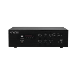 Mini Amplificador Mezclador | 240W RMS | Sistema 70/100V | MP3 | Tuner | Bluetooth | Musica ambiental y Voceo