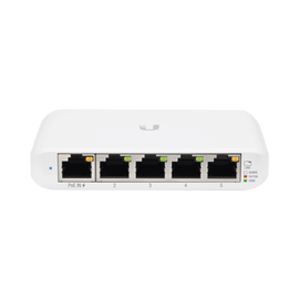 Switch UniFi Administrable Compacto de 5 Puertos 10/100/1000 Mbps, soporta entrada de PoE 802.3af/at