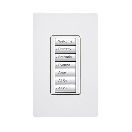Teclado seetouch 7 botones, programe escenas diferentes en cada botón.