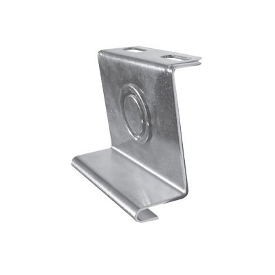 Placa salida a tubo automática con chequeador 1/2 y 3/4 de 66 mm, con acabado Electro Zinc Placa salida a tubo automática con chequeador 1/2 y 3/4 de 66 mm, con acabado Electro Zinc