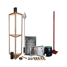 Kit Pararrayo con Accesorios para Protección de Diámetro de 300m.