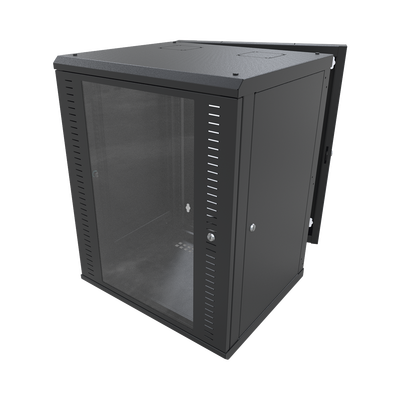 Gabinete Abatible de Pared (Con Marco Trasero) con Rack 19