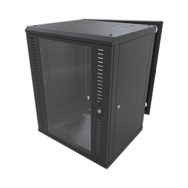 Gabinete Abatible de Pared (Con Marco Trasero) con Rack 19