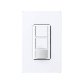 Switch on/off / Linea Maestro doble circuito, sensor de ocupación, un solo polo, no requiere neutro, 120-227v