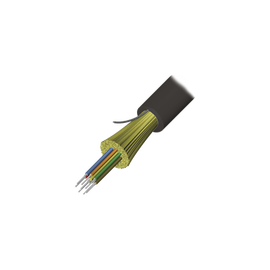 Cable de Fibra Óptica de 6 hilos, Interior/Exterior, Tight Buffer, No Conductiva (Dielectrica), Plenum, Monomodo OS2, 1 Metro
