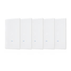 5 Access Point UniFi doble banda para exterior, antena integrada 360°; 802.11ac MIMO 3X3, hasta 250 usuarios concurrentes
