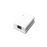 Caja de pared con 1 puerto Keystone, incluye Jack Cat5e