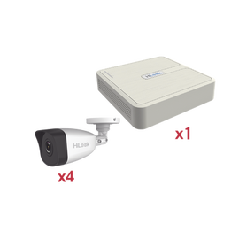 KIT IP 1080p / NVR de 4 Canales / 4 Cámaras IP Bala