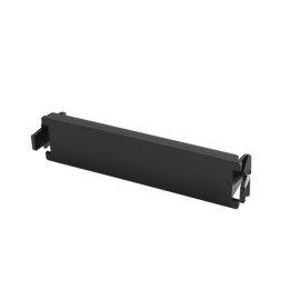 Placa adaptadora Quick-Pack, Ciega, Color Negro