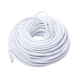 Cable de Parcheo UTP Cat5e - 30 metros - Blanco