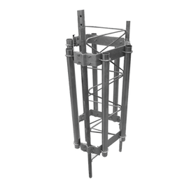 Herraje para 6 antenas sectoriales compatible con tramo STZ45G.
