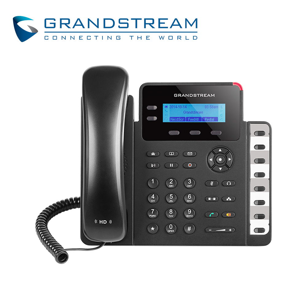 TELEFONO IP HD GRANDSTREAM GXP1628 2 LÍNEAS 3 TECLAS PROGRAMABLES 8 TECLAS BLF POE PANTALLA MONOCROMÁTICA ILUMINADA TELEFONO IP HD GRANDSTREAM GXP1628 2 LÍNEAS 3 TECLAS PROGRAMABLES 8 TECLAS BLF POE PANTALLA MONOCROMÁTICA ILUMINADA