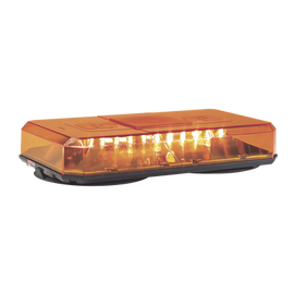 Mini barra de luces Highlighter LED, color Ámbar, Montaje de Succión e Imán, Ideal para Seguridad Privada
