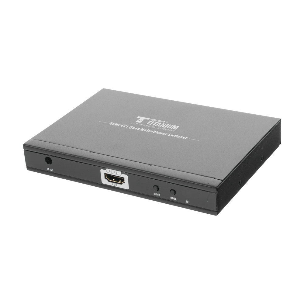 Switch de 4 entradas HDMI  QUAD Multiviewer