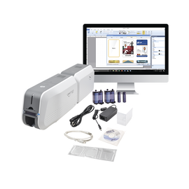 SMART51L Kit  Dual Sided Printing and Laminating Includes Ribbon /  Lamination on Both Sides / Includes 2 x Ribbons  / 100 PVC Cards / Cleaning Roller / Software
