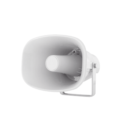 Altavoz tipo trompeta, Blanco, Fabricado en ABS