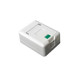 Caja de pared con 1 puerto Keystone, no incluye jack Caja de pared con 1 puerto Keystone, no incluye jack