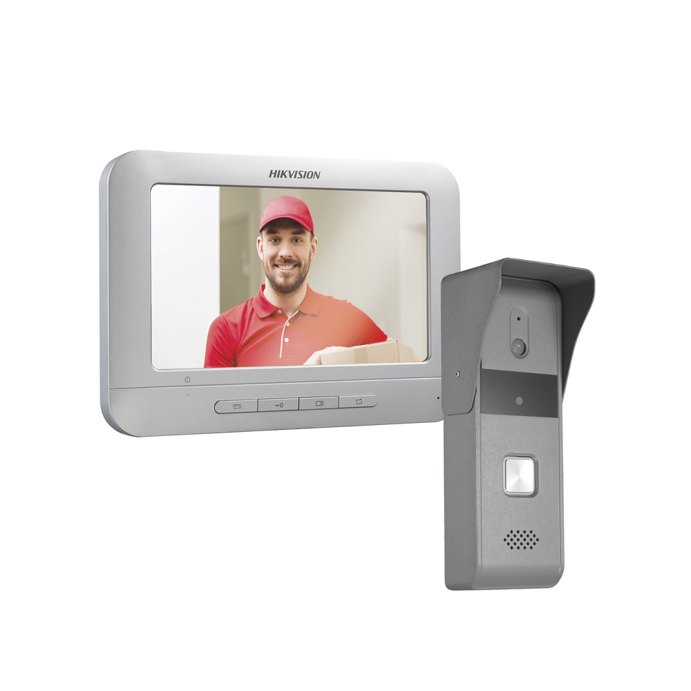Kit de Videoportero Analógico con Pantalla LCD a Color de 7